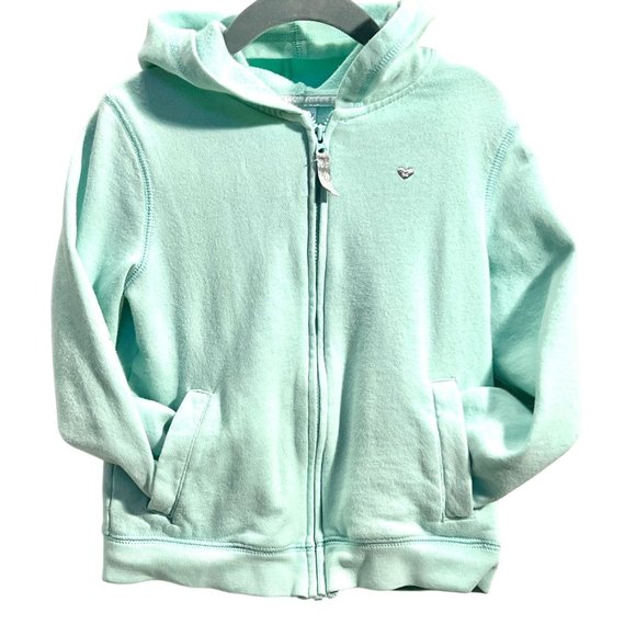 Carter's Other - Carter’s Girl’s Teal Zip Up Hoodie 5T *Play Condition*